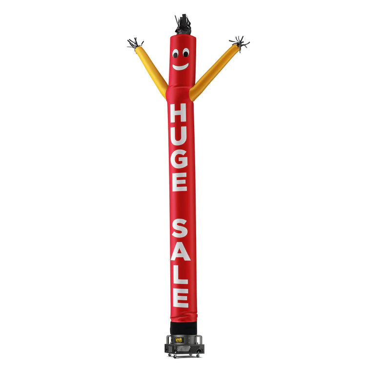 20ft Huge Sale Red Air Dancer Tube Man Wacky Wavy Inflatables