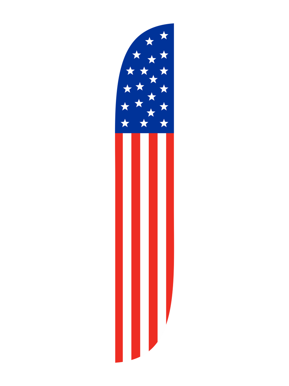 American 12ft Flag Feather Flag Standard