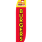 12ft Burgers Feather Flag Red
