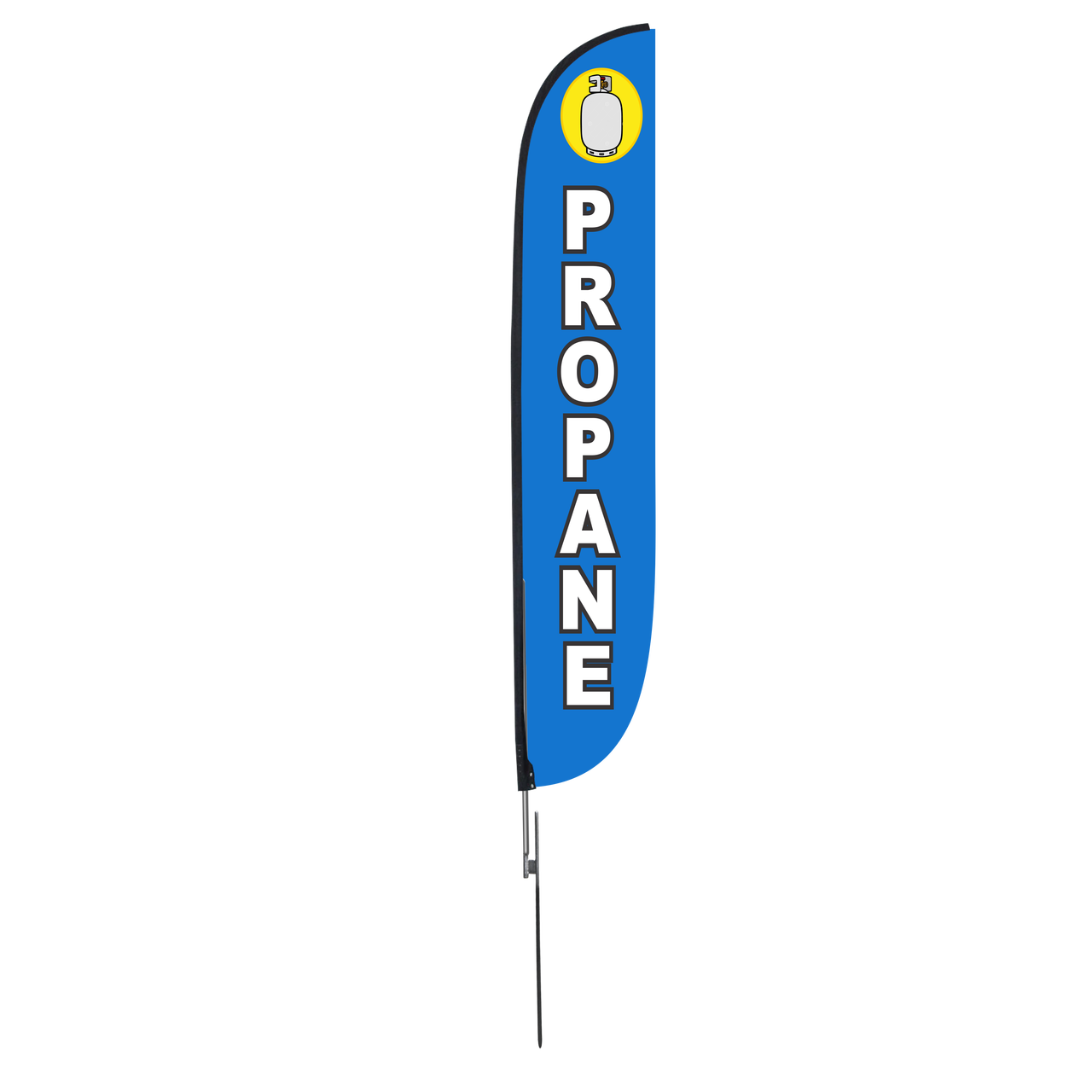 12ft Propane Feather Flag Blue