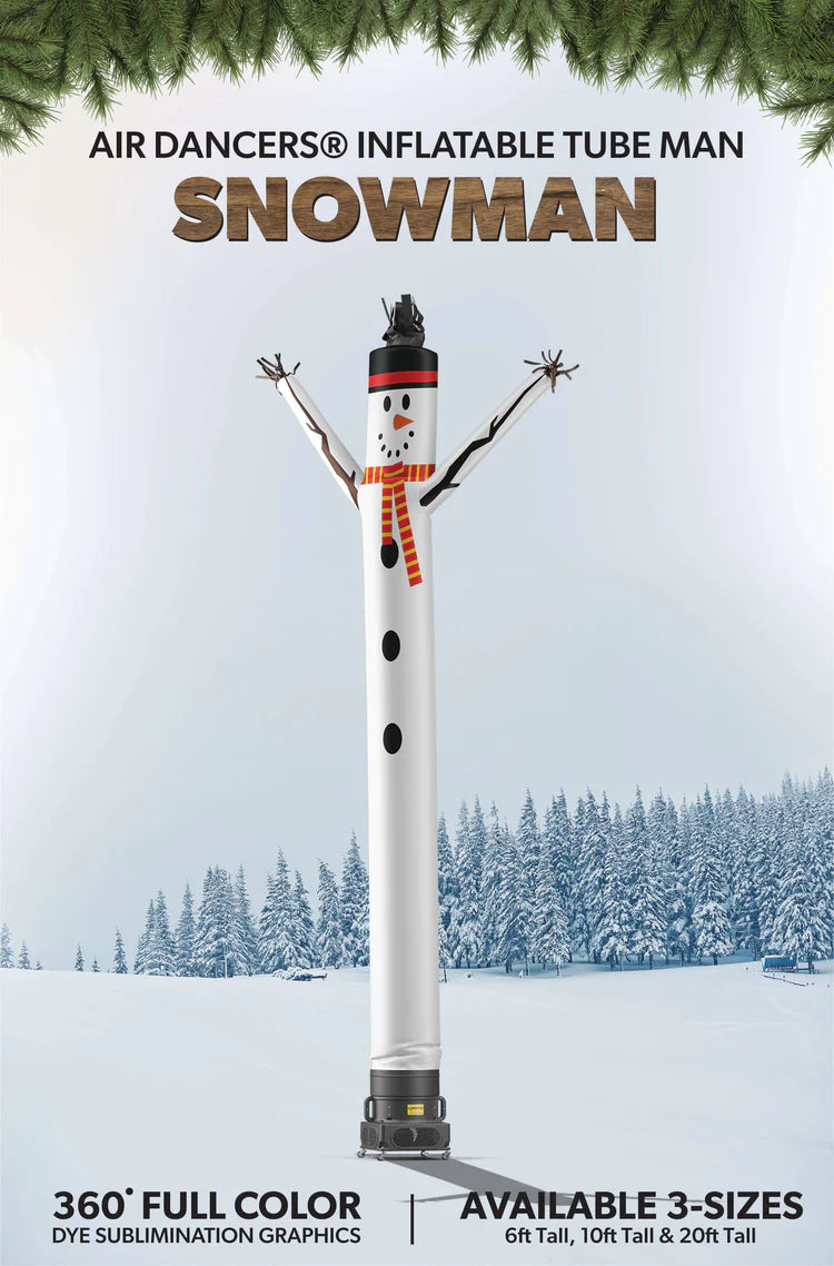 10ft Snowman Inflatable Air Dancer Tube Dancers