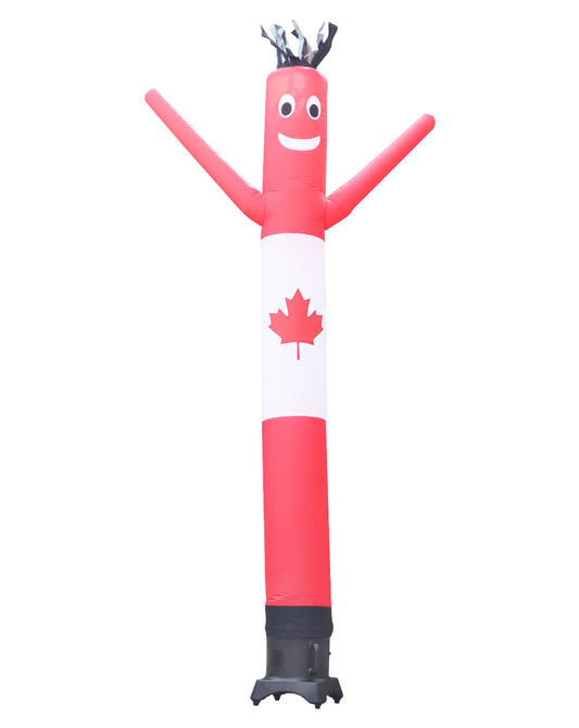 10ft Canadian Red White Air Dancer Inflatable Tube Dude