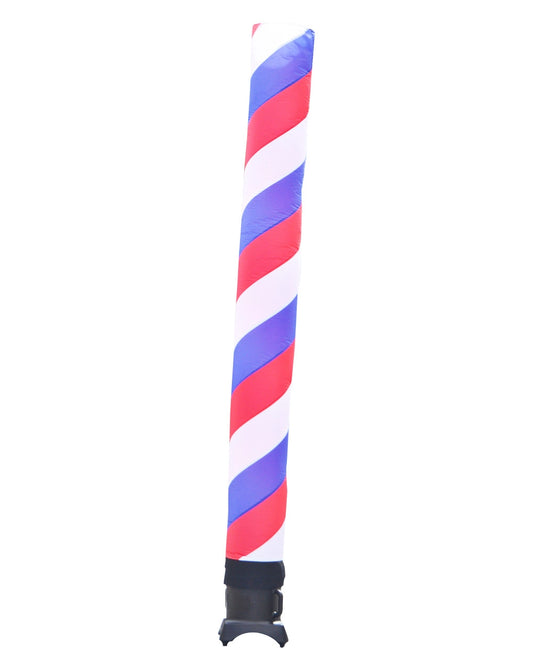 10ft Barber Pole Red White Blue Air Dancer Inflatable Tube Man
