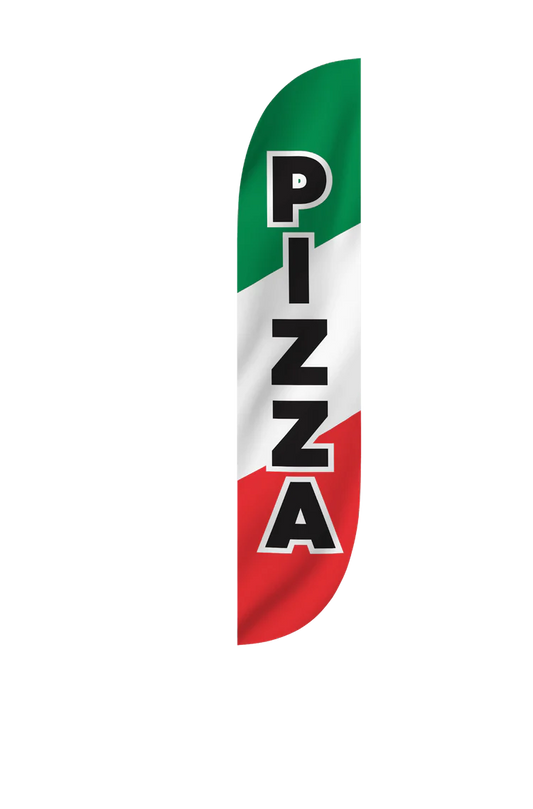 5ft Pizza Feather Flag