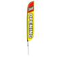 12ft Grand Opening Feather Flag Yellow & Red