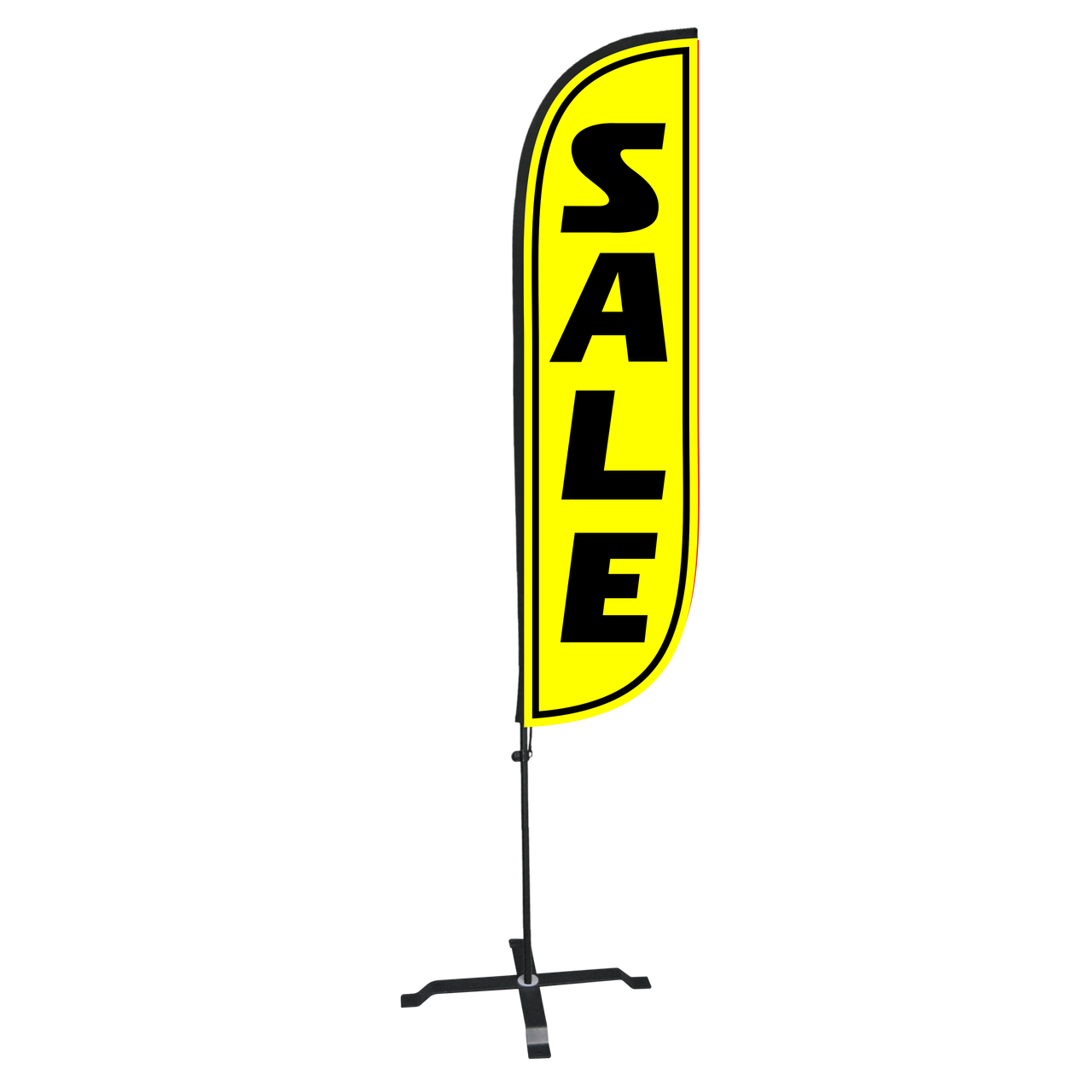 Sale Feather Flag Yellow 5ft Pre-made