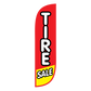5ft Tire Sale Feather Flag Custom
