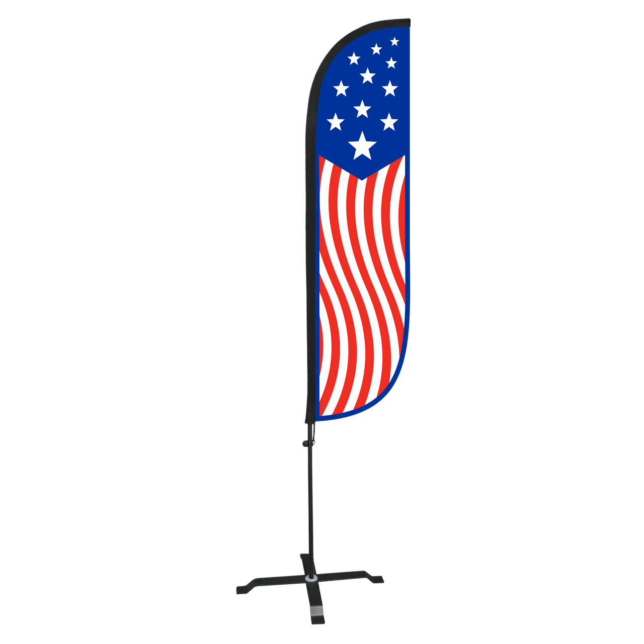 5ft American Flag Feather Flag Old Glory Vertical