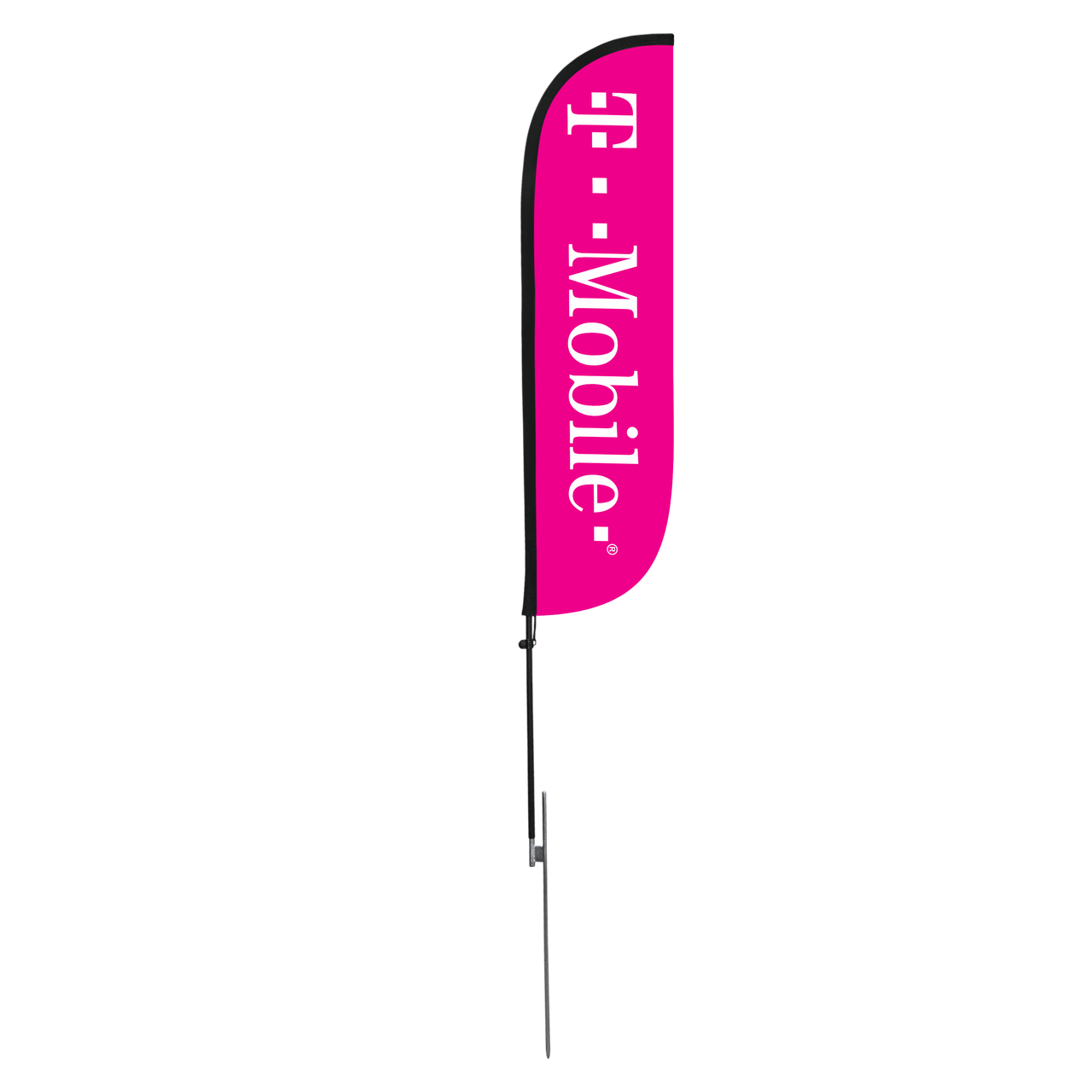 5ft T-Mobile Pink Feather Flag Feather Flags
