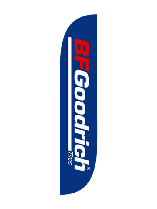 12ft BF Goodrich Tires Feather Flag