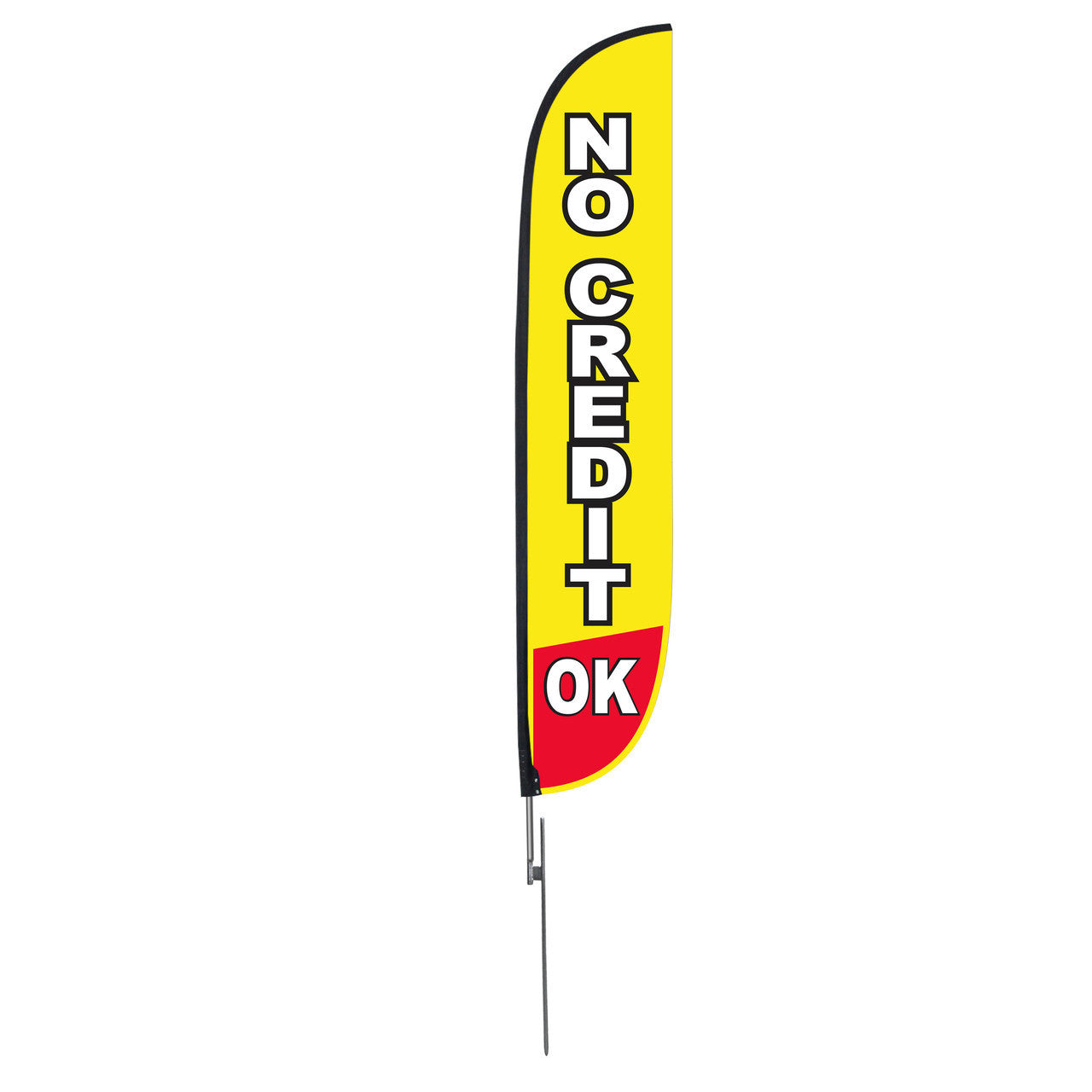 No Credit OK 12ft Feather Flag