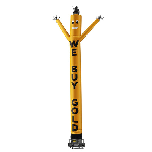 20ft We Buy Gold Yellow Air Dancer Tube Man Wacky Wavy  Inflatable