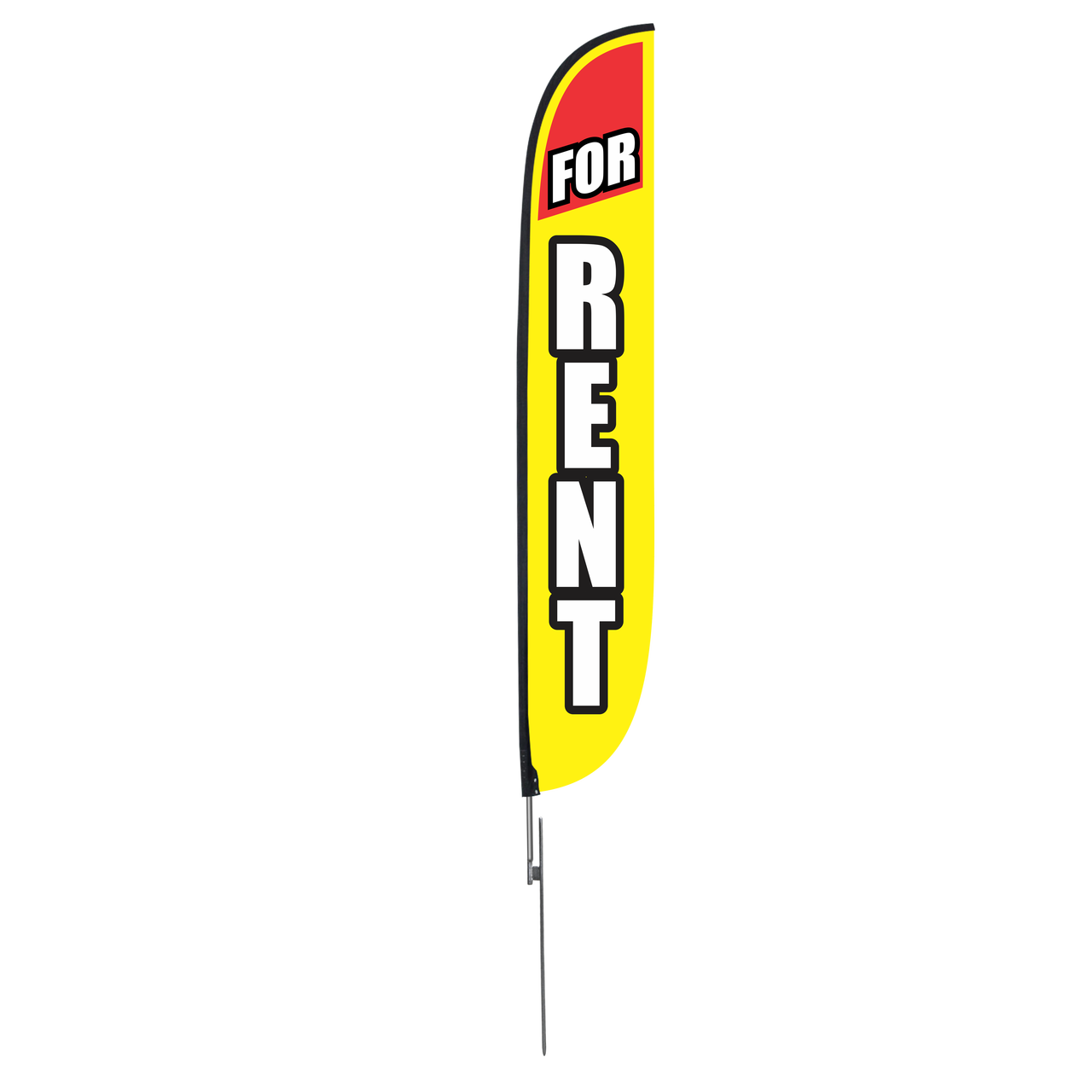 12ft For Rent Feather Flag