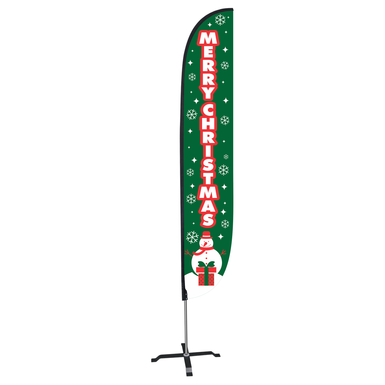 12ft Merry Christmas Feather Flag