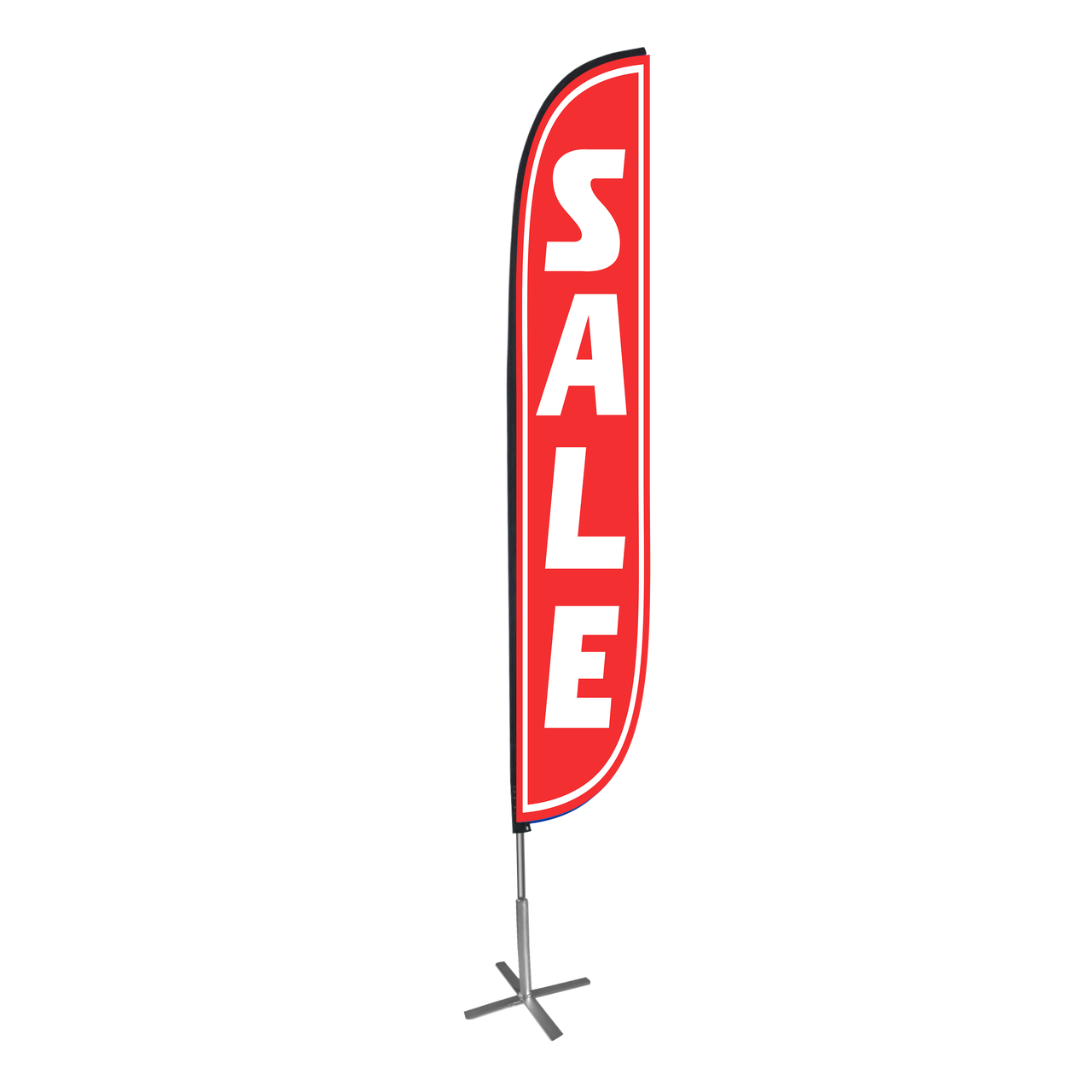 12ft Sale Feather Flag Red