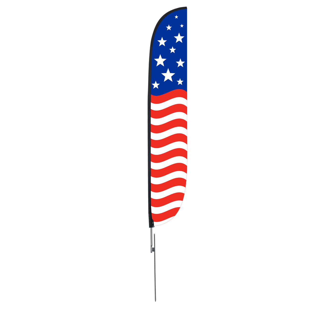 12ft American Flag Feather Flag Old Glory Horizontal