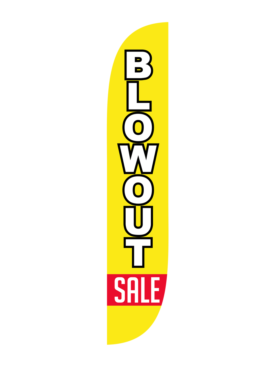 12ft Blowout Sale Feather Flag
