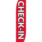 12ft Check-In Feather Flag