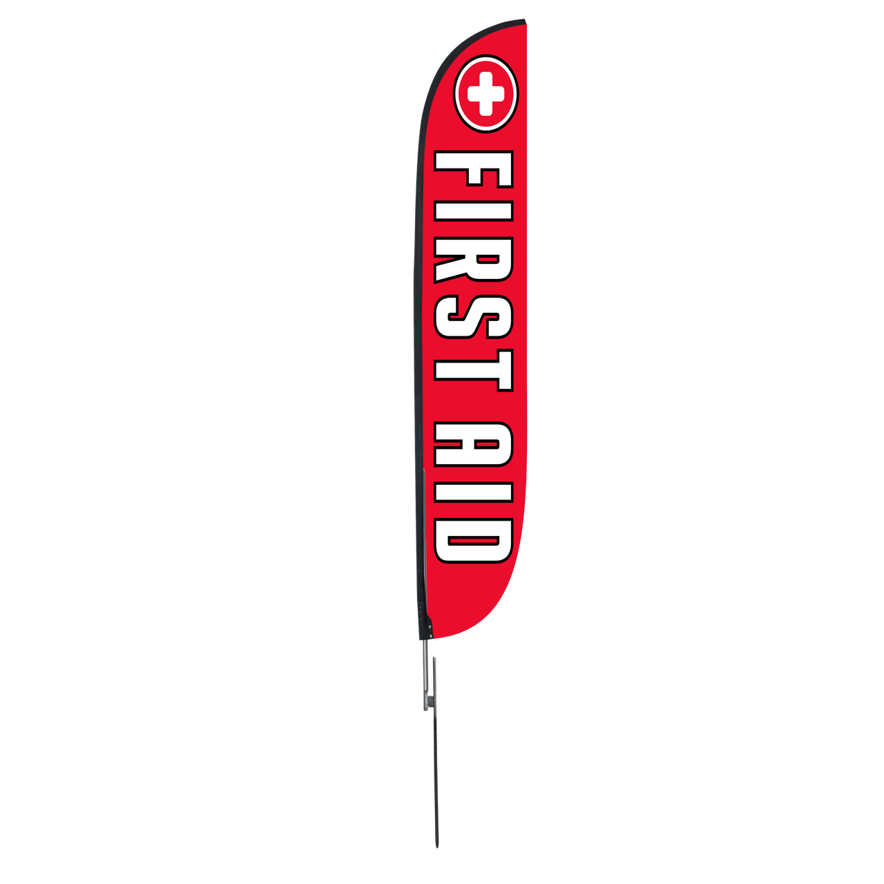 12ft First Aid Feather Flag