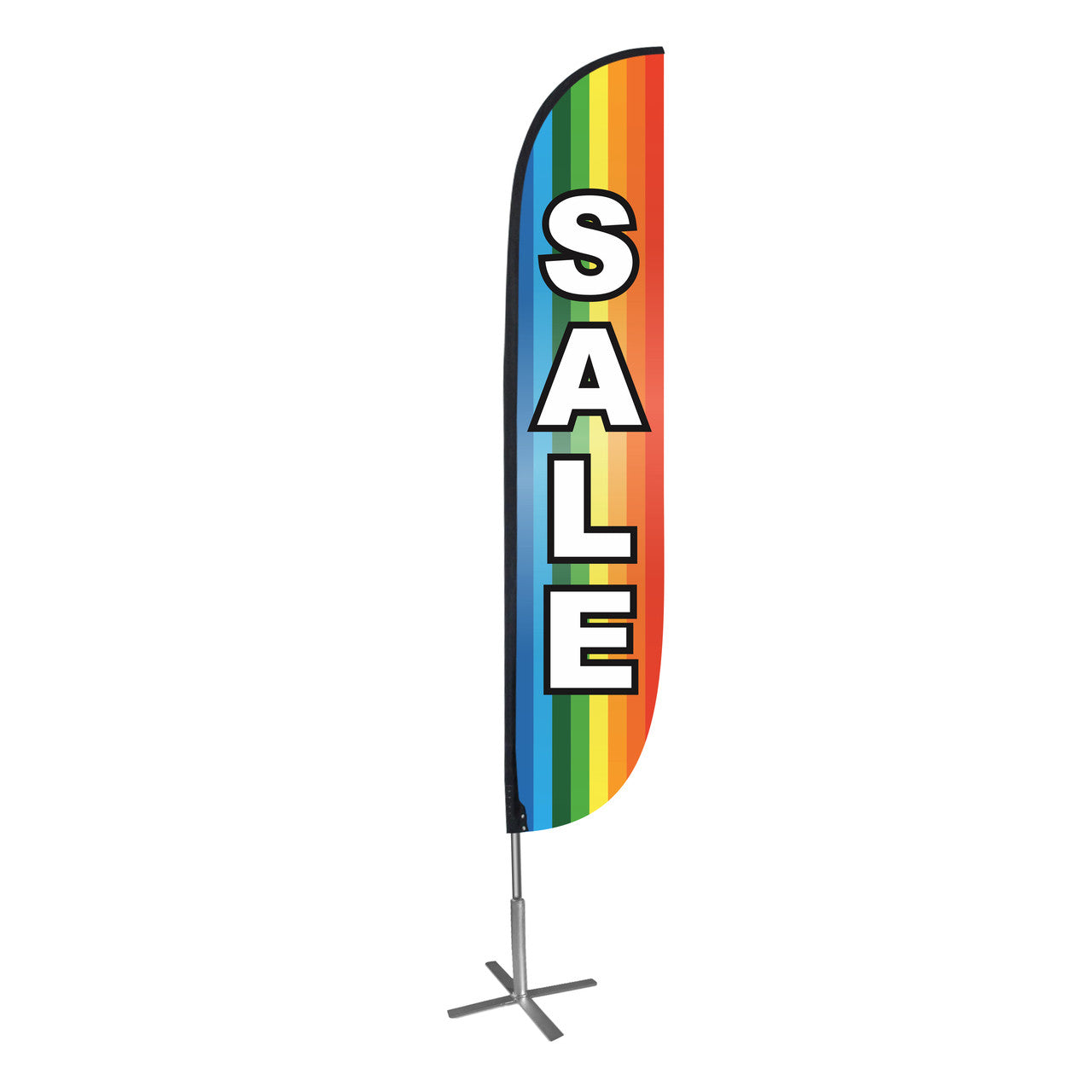 Rainbow Sale 12ft Feather Flag