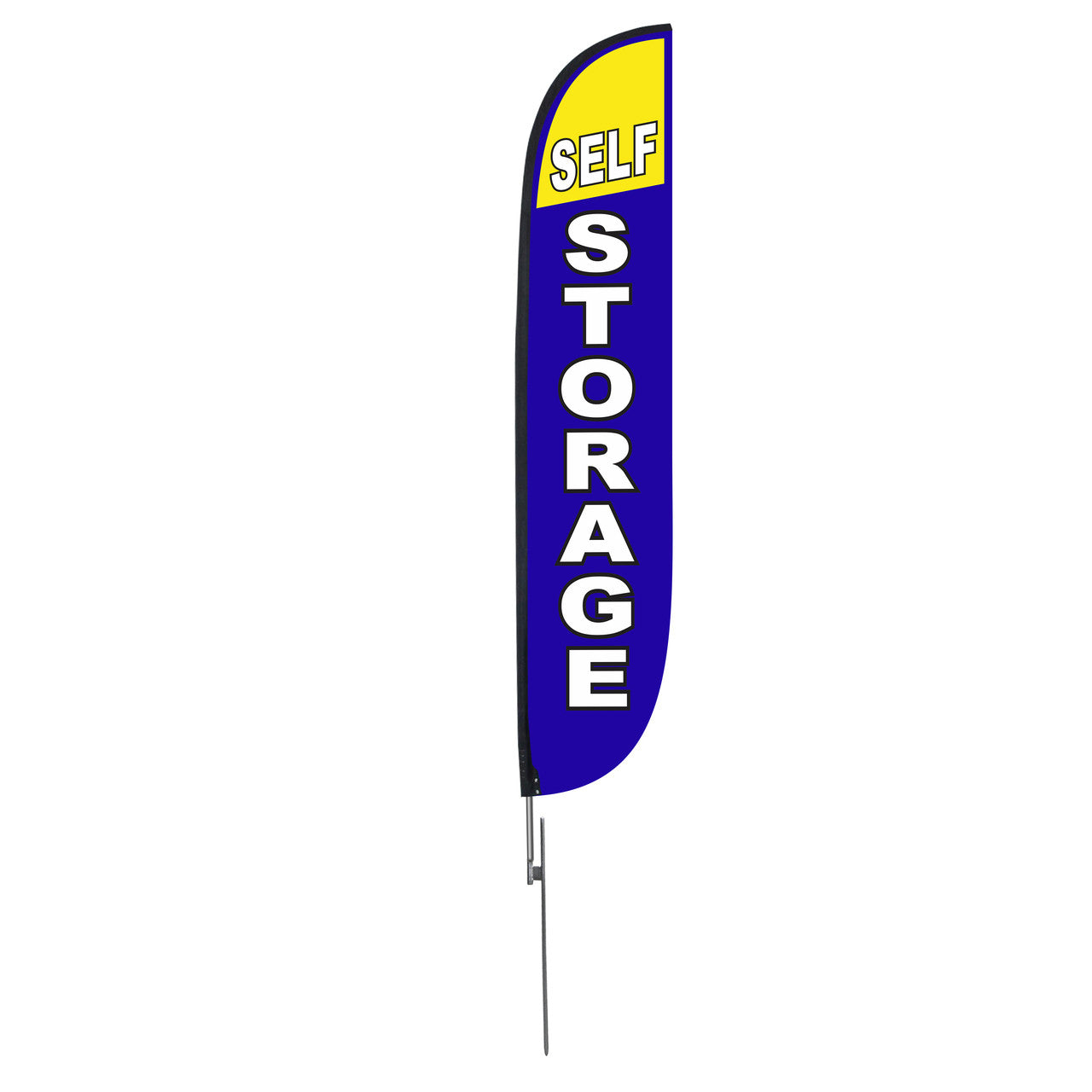12ft Self Storage Feather Flag Blue