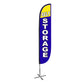 12ft Self Storage Feather Flag Blue