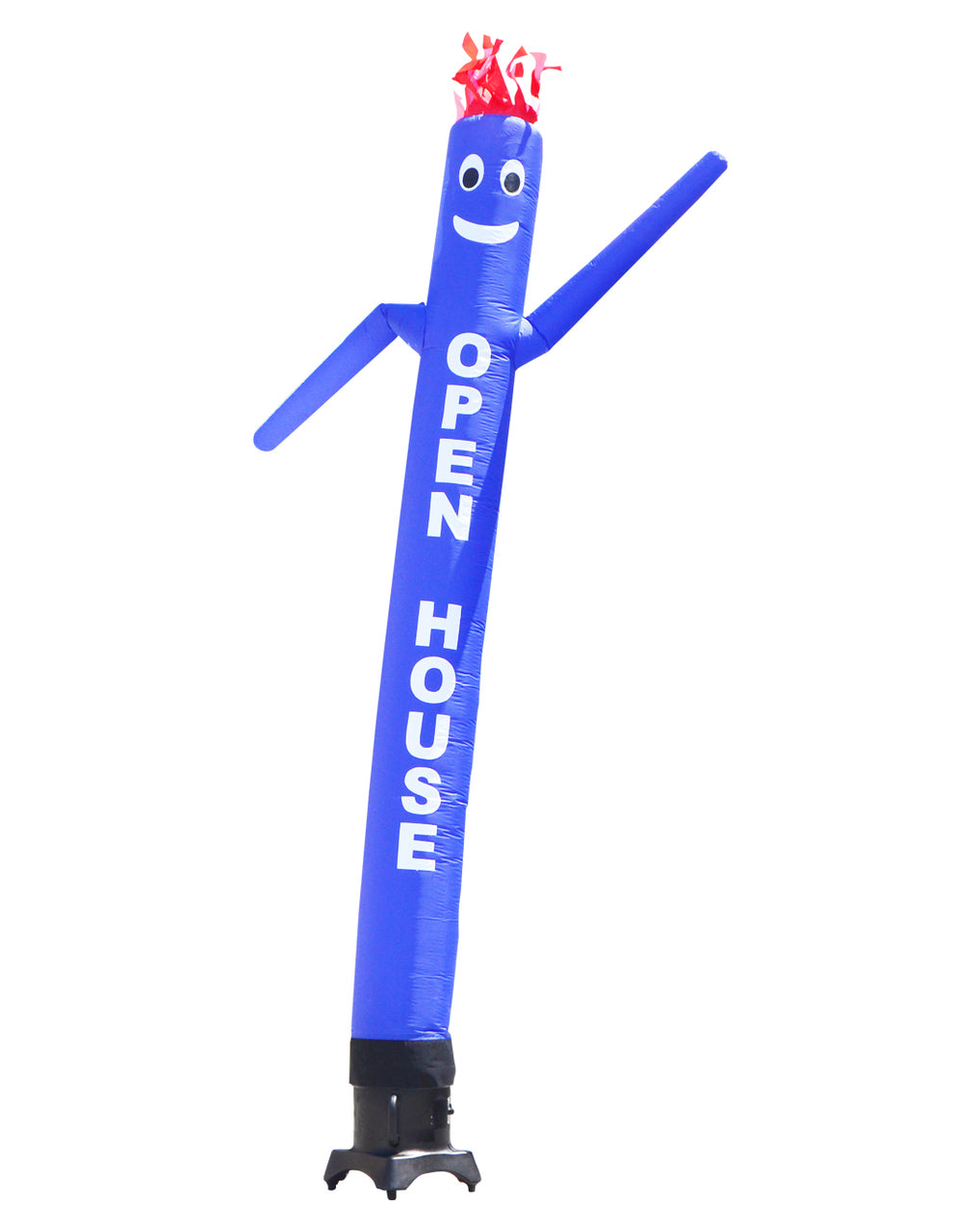 6ft Blue Open House Air Dancer Tube Man Wacky Wavy Inflatable