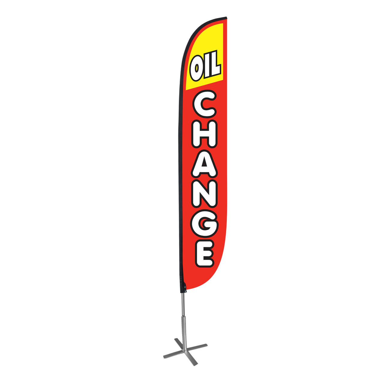 12ft Oil Change Feather Flag