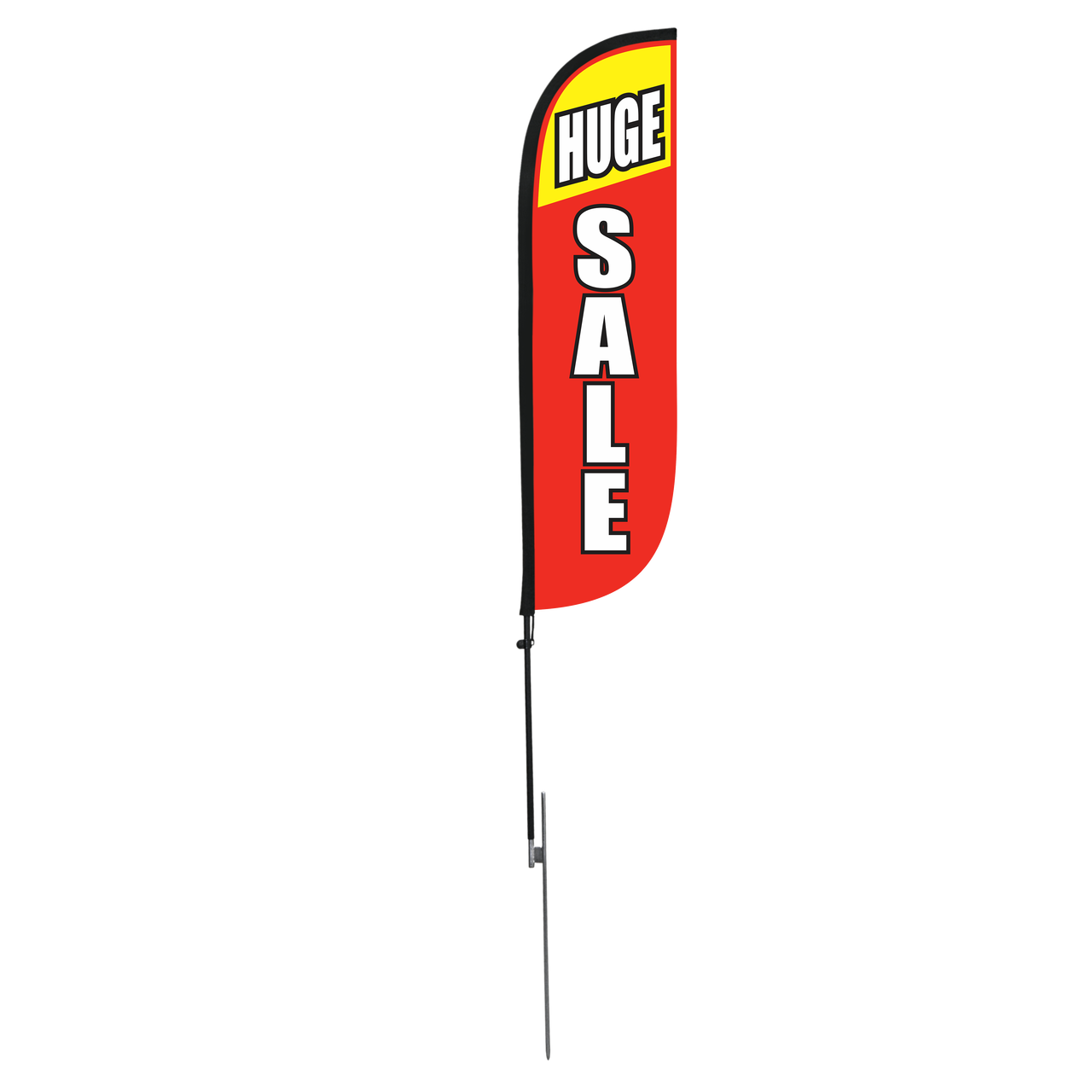 Huge Sale 5ft Feather Flag Red & Yellow 5ft