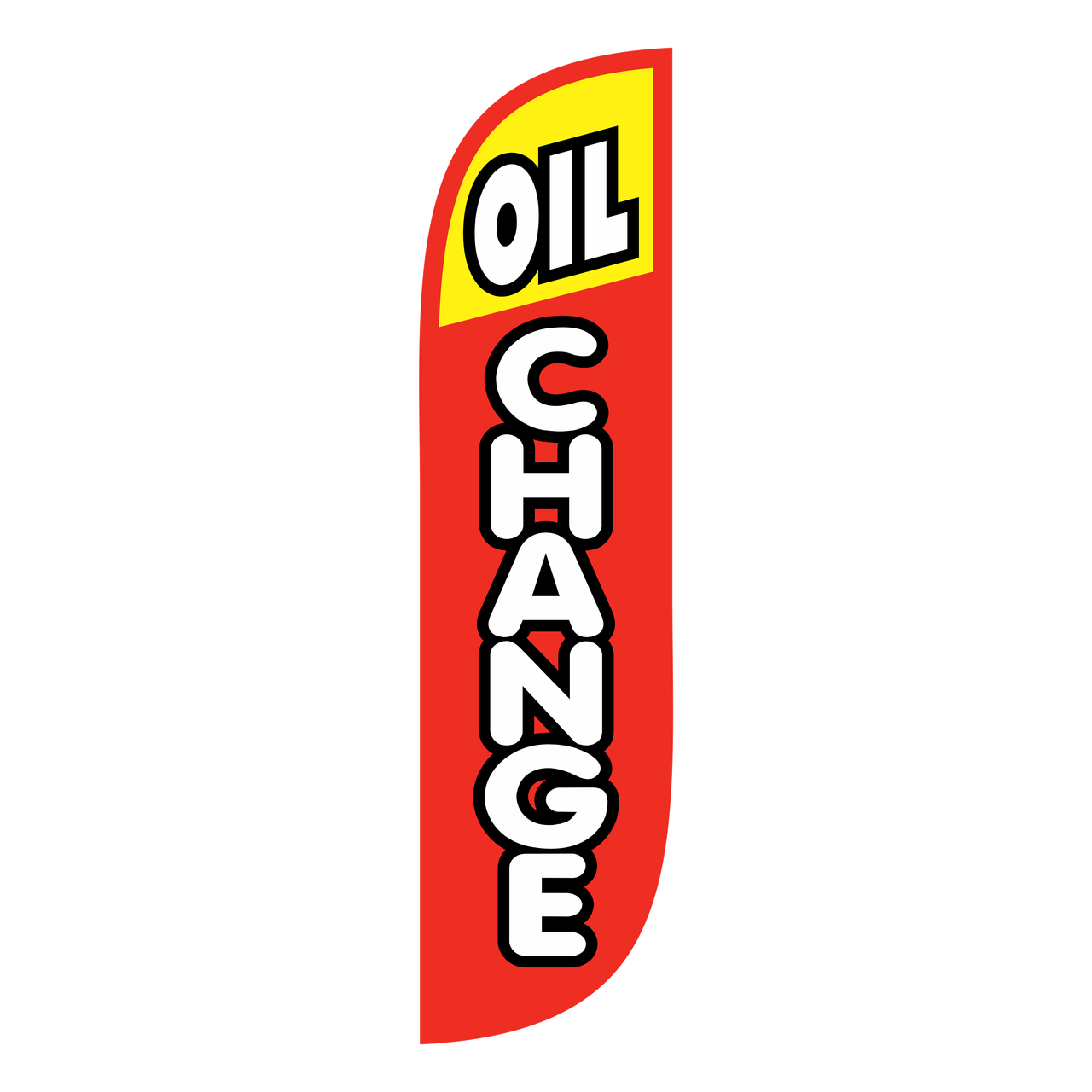 5ft Oil Change Feather Flag