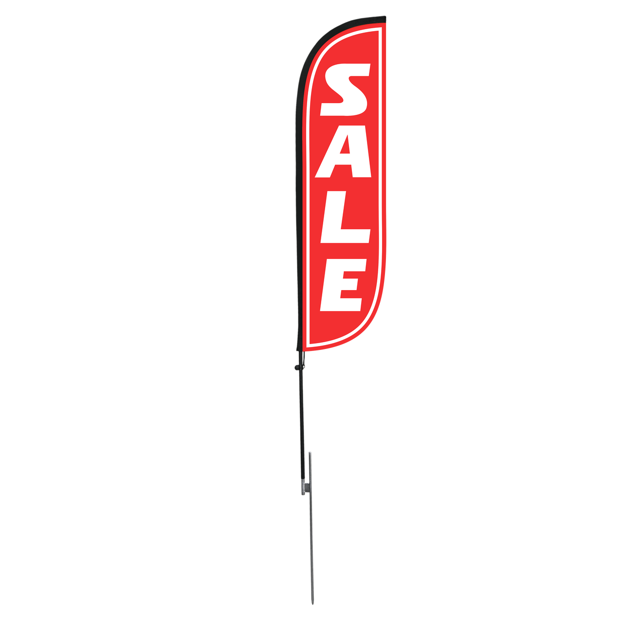5ft Sale Feather Flag Red