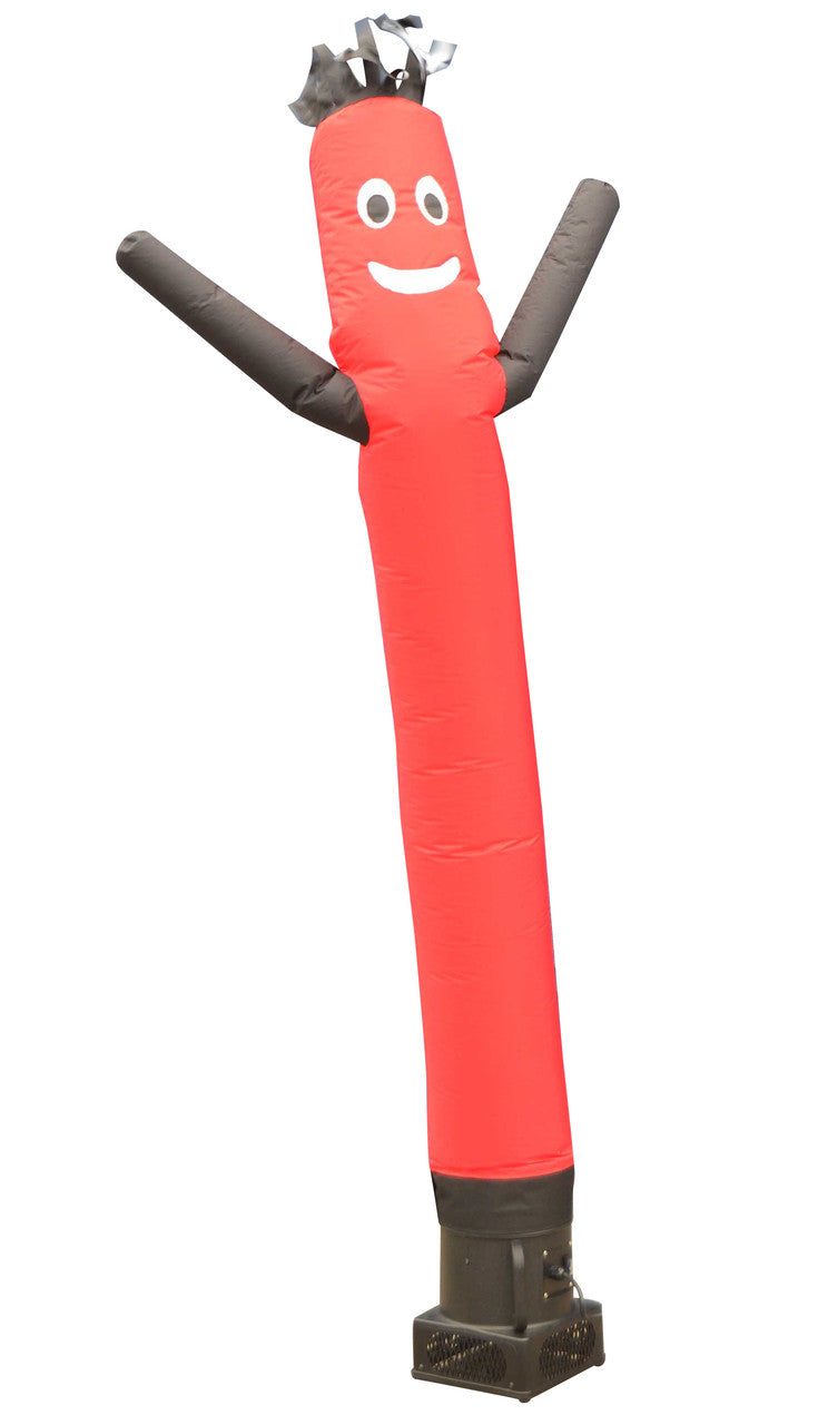 6ft Red with Black Arms Air Dancer Tube Man Wacky Wavy Inflatable