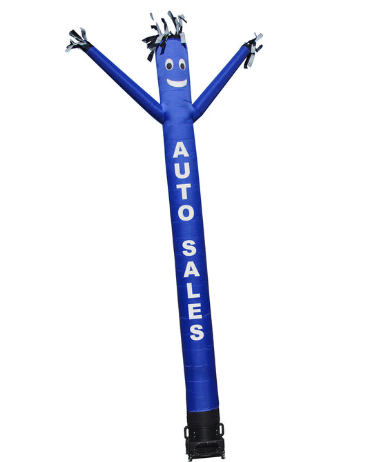 20ft Auto Sales Blue Air Dancer Tube Man Inflatable
