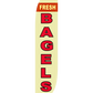 12ft Bagels Feather Flag Yellow