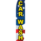 12ft Car Wash Feather Flag Red White & Blue