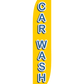 12ft Car Wash Feather Flag Yellow
