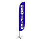 Certified 12ft Feather Flag