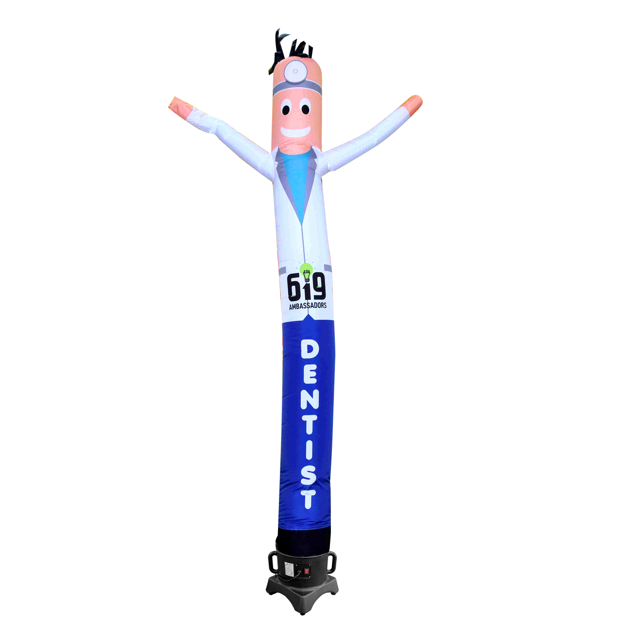 10ft Dentist Custom Air Dancer Inflatable Tube Dancer