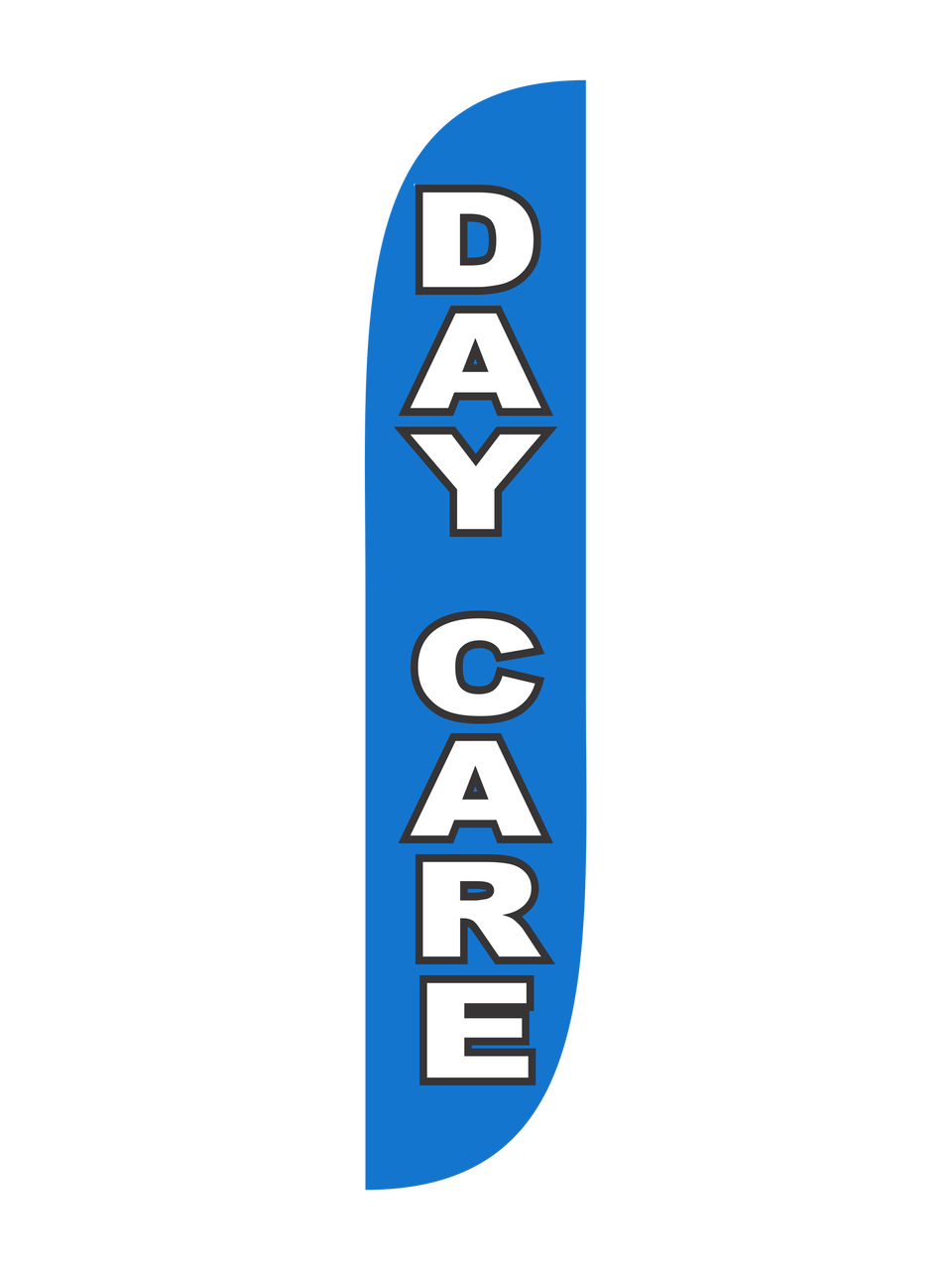 12ft Day Care Feather Flag Blue