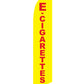 12ft E-Cigarettes Yellow Feather Flag