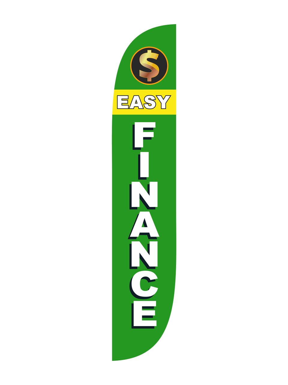 Easy Finance 12ft Feather Flag