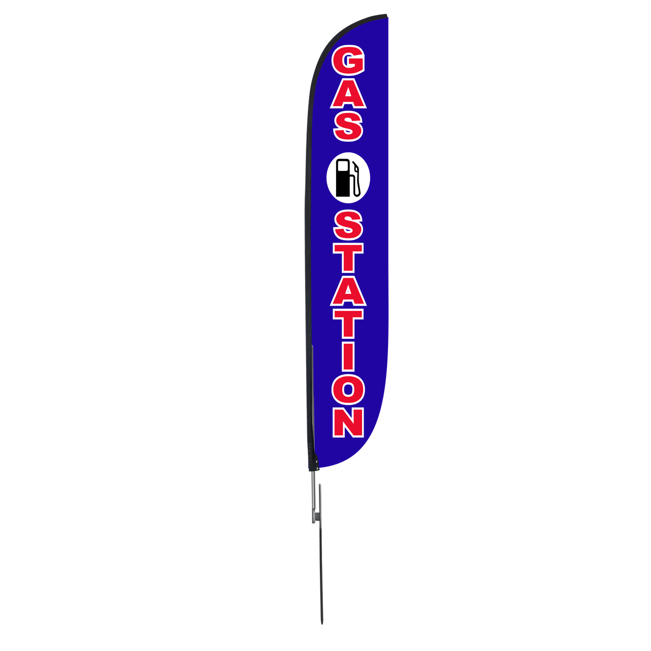 12ft Gas Station Feather Flag