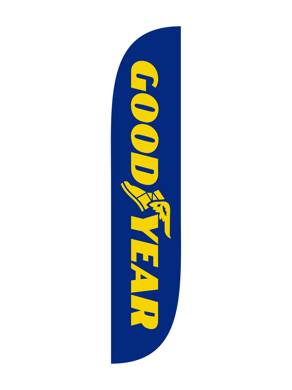 11ft Goodyear Tires Feather Flag