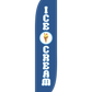12ft Ice Cream Feather Flag Blue