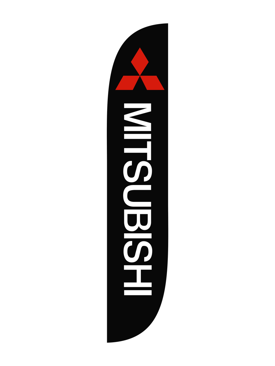12ft Mitsubishi Feather Flag