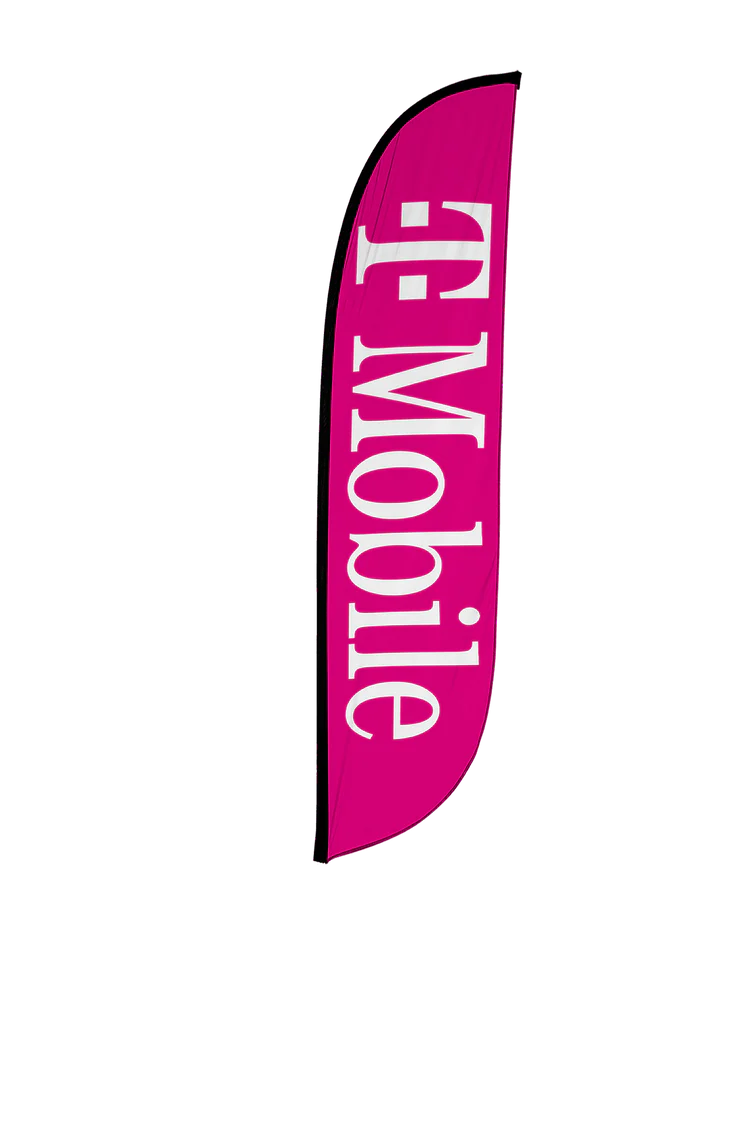 12ft T-Mobile Feather Flag