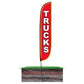 Trucks 12ft Feather Flag Red
