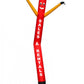 20ft Sales & Rentals Red Air Dancer with Yellow Arms Tube Man Wacky Wavy